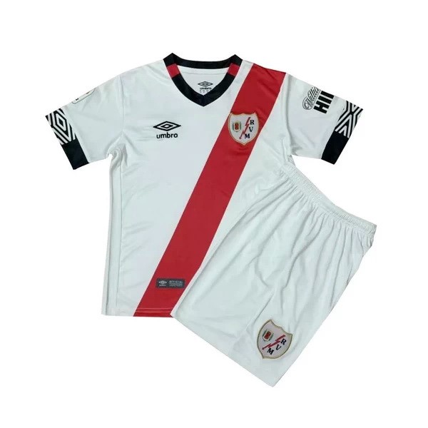 Camiseta Rayo Vallecano 1ª Niños 2020 2021 Blanco